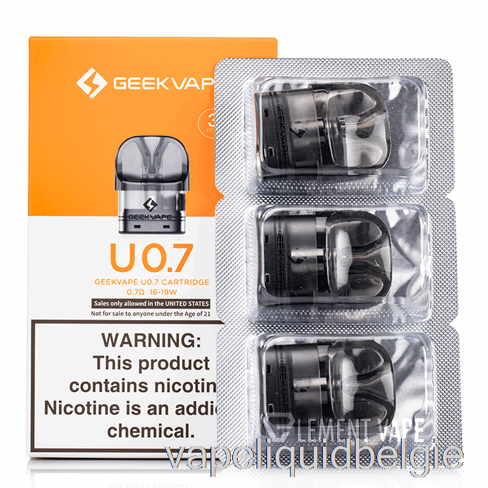 Vape Liquid Geek Vape U Vervangende Pods 0.7ohm Pods